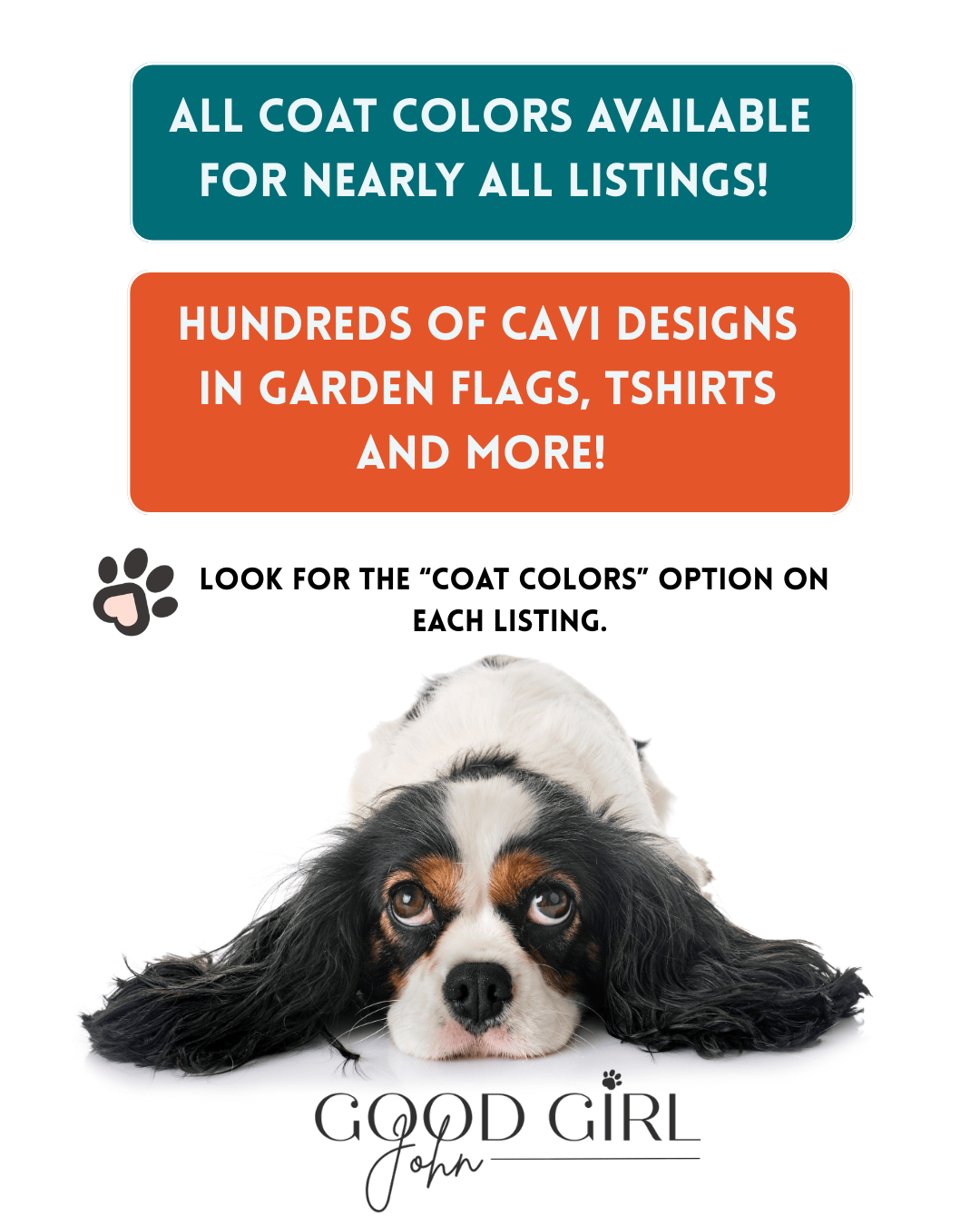 Tricolor Cavalier Lucky Pup St Patricks Day Garden Flag