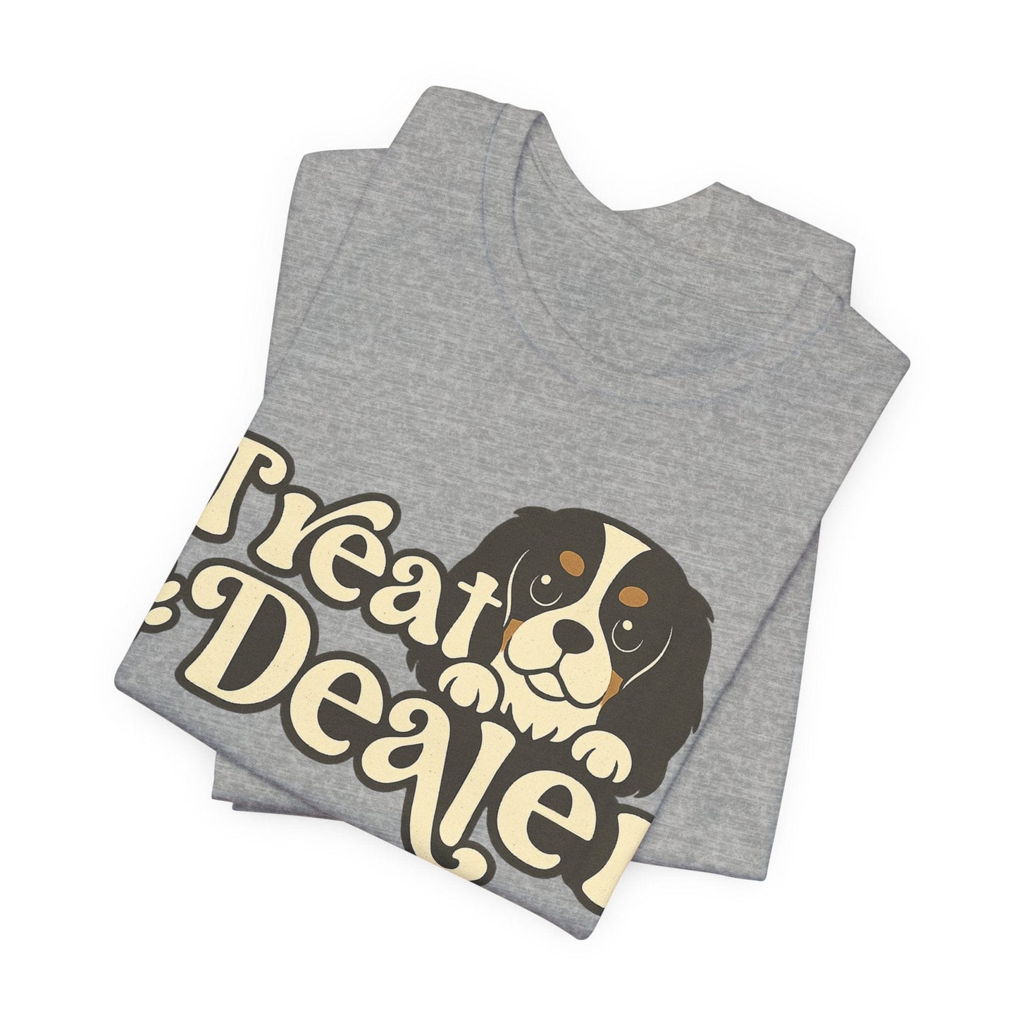 Printify T-Shirt Tricolor Cavalier King Charles Treat Dealer TShirt