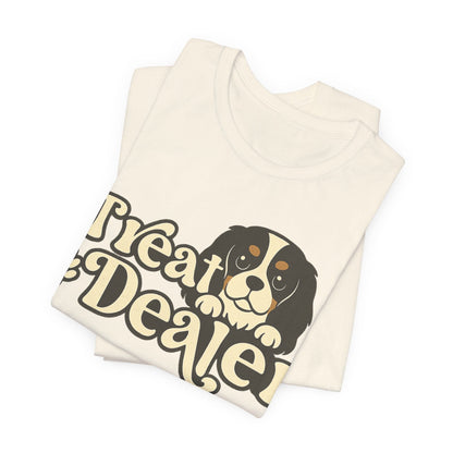 Printify T-Shirt Tricolor Cavalier King Charles Treat Dealer TShirt