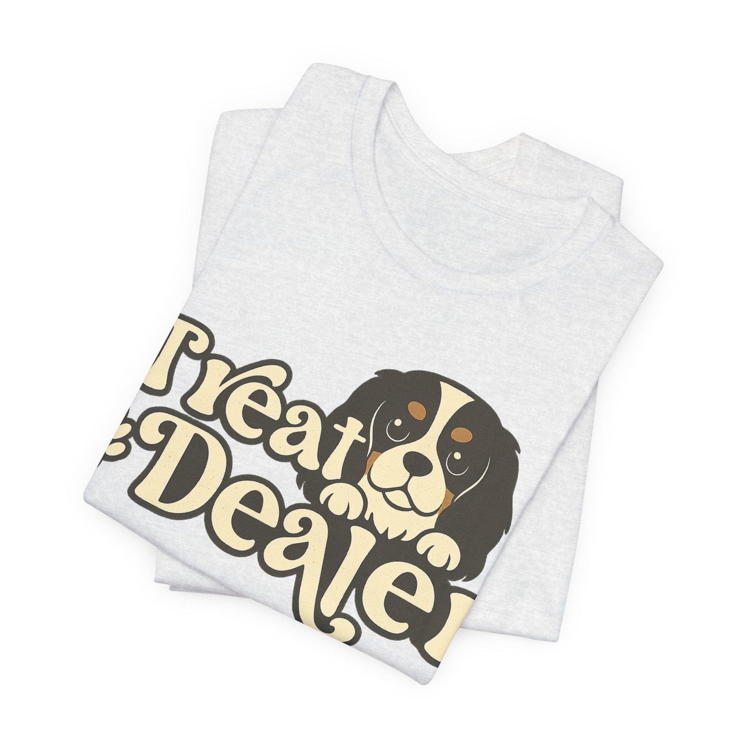 Printify T-Shirt Tricolor Cavalier King Charles Treat Dealer TShirt