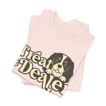 Printify T-Shirt Tricolor Cavalier King Charles Treat Dealer TShirt