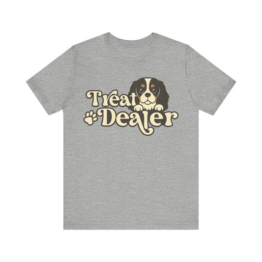 Printify T-Shirt Tricolor Cavalier King Charles Treat Dealer TShirt