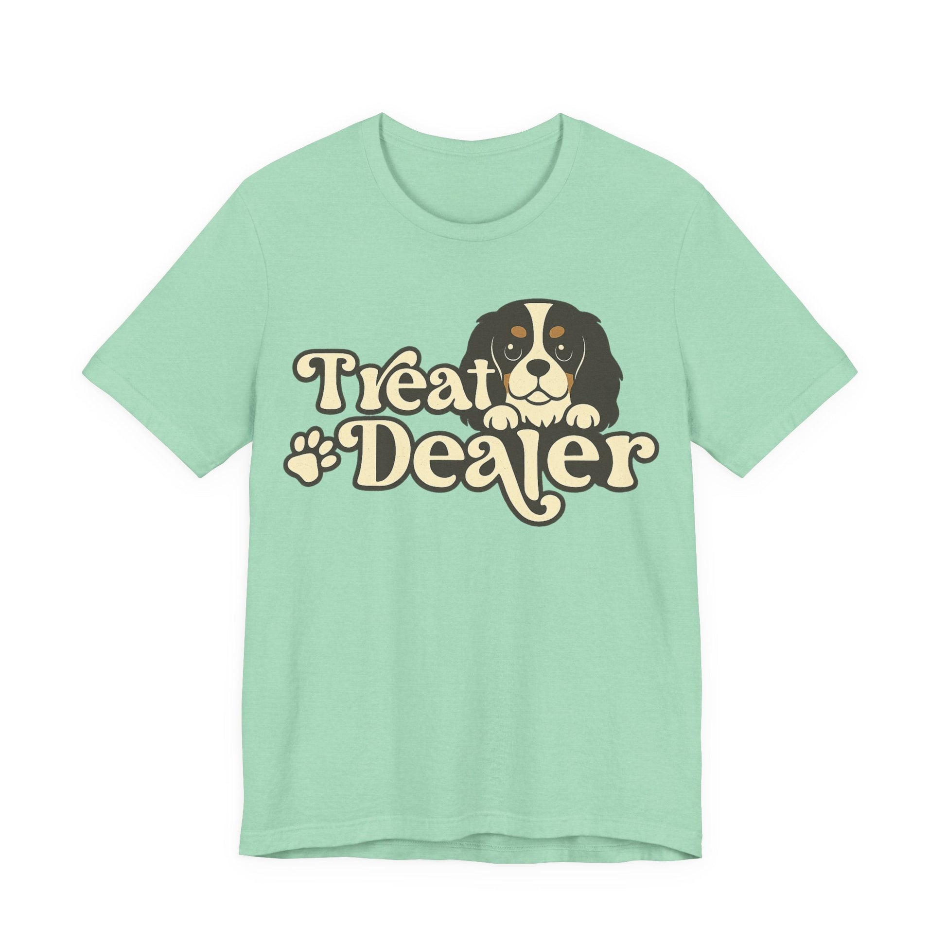Printify T-Shirt Tricolor Cavalier King Charles Treat Dealer TShirt