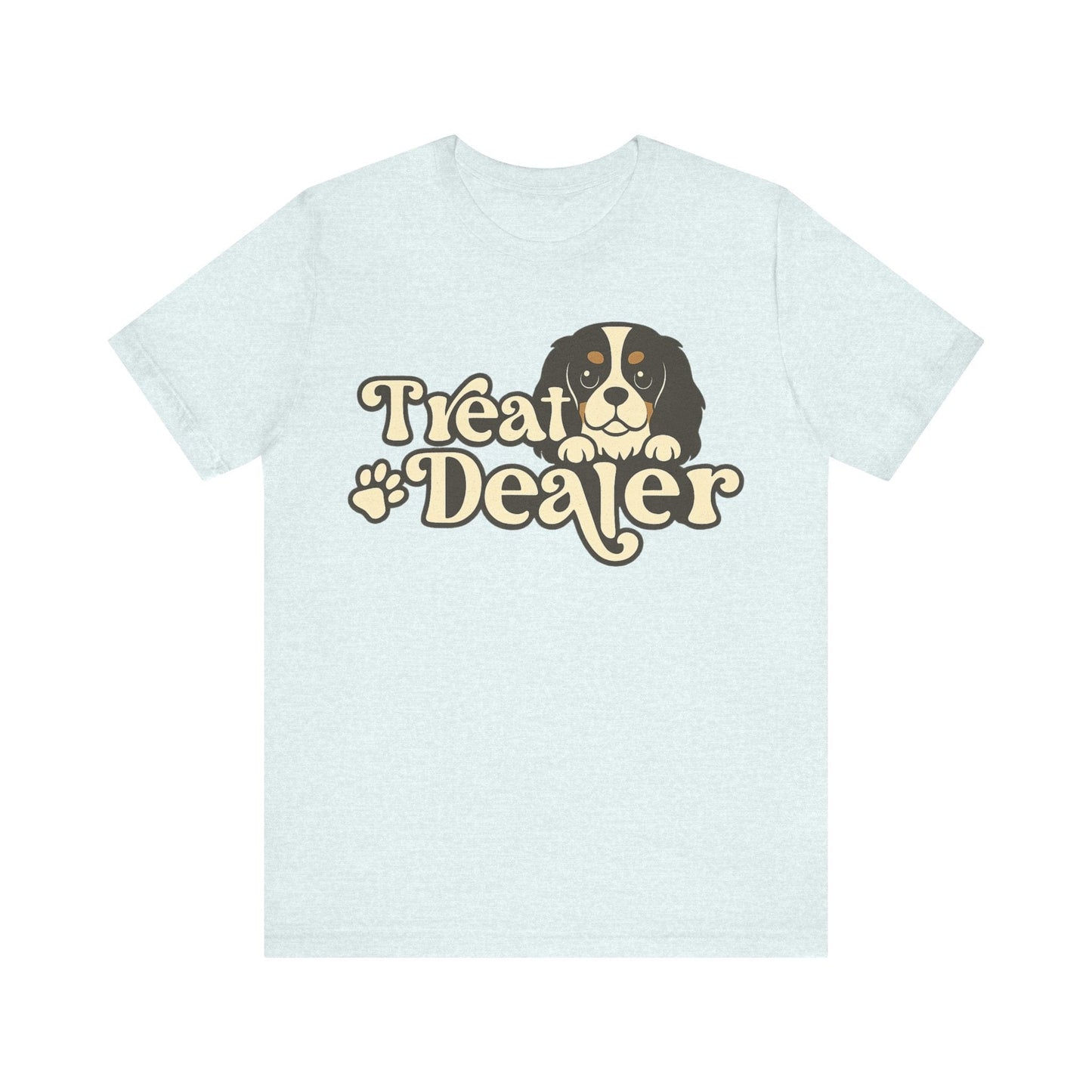 Printify T-Shirt Tricolor Cavalier King Charles Treat Dealer TShirt
