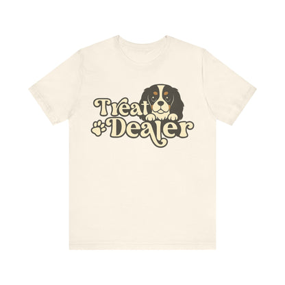 Printify T-Shirt Tricolor Cavalier King Charles Treat Dealer TShirt
