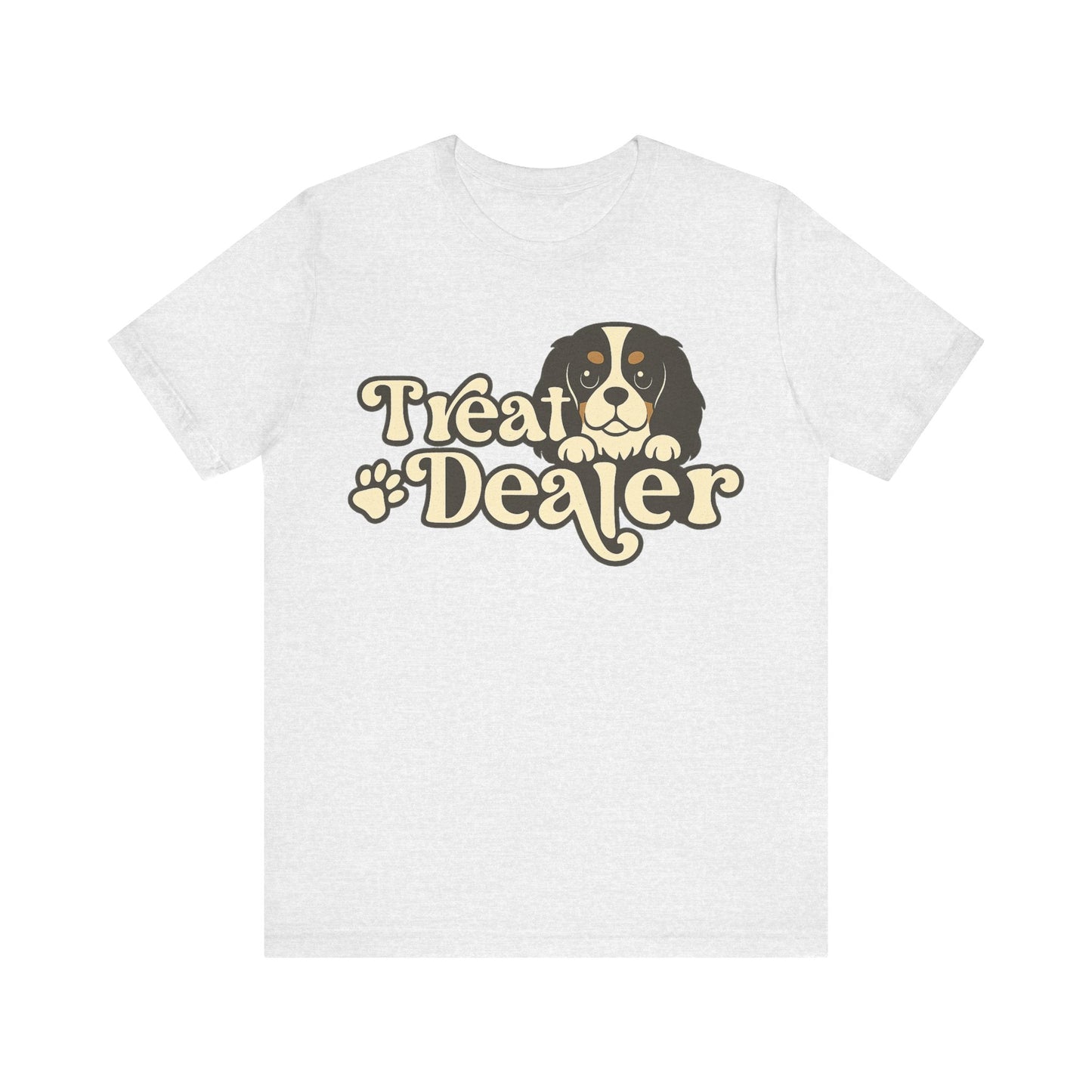 Printify T-Shirt Tricolor Cavalier King Charles Treat Dealer TShirt