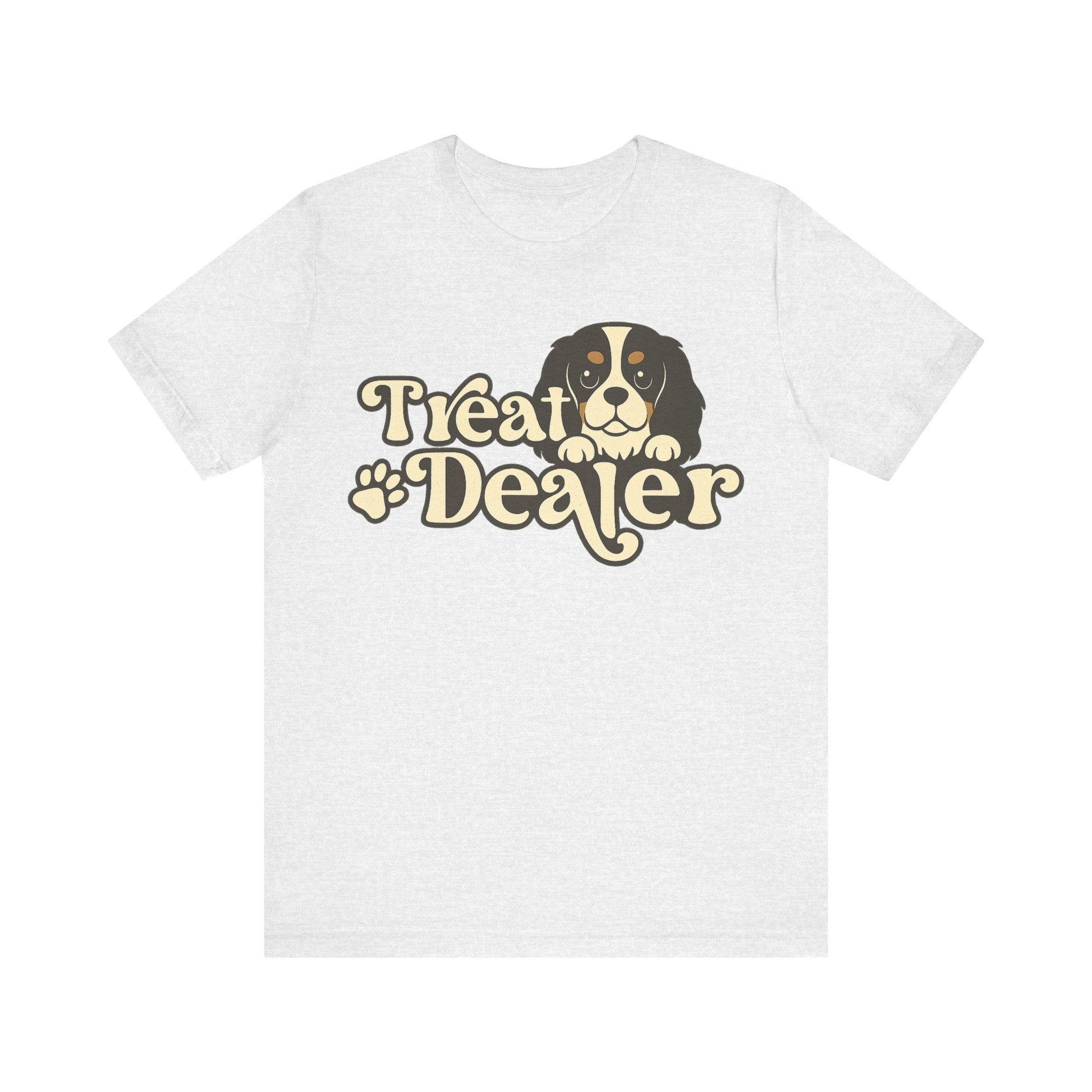 Printify T-Shirt Tricolor Cavalier King Charles Treat Dealer TShirt