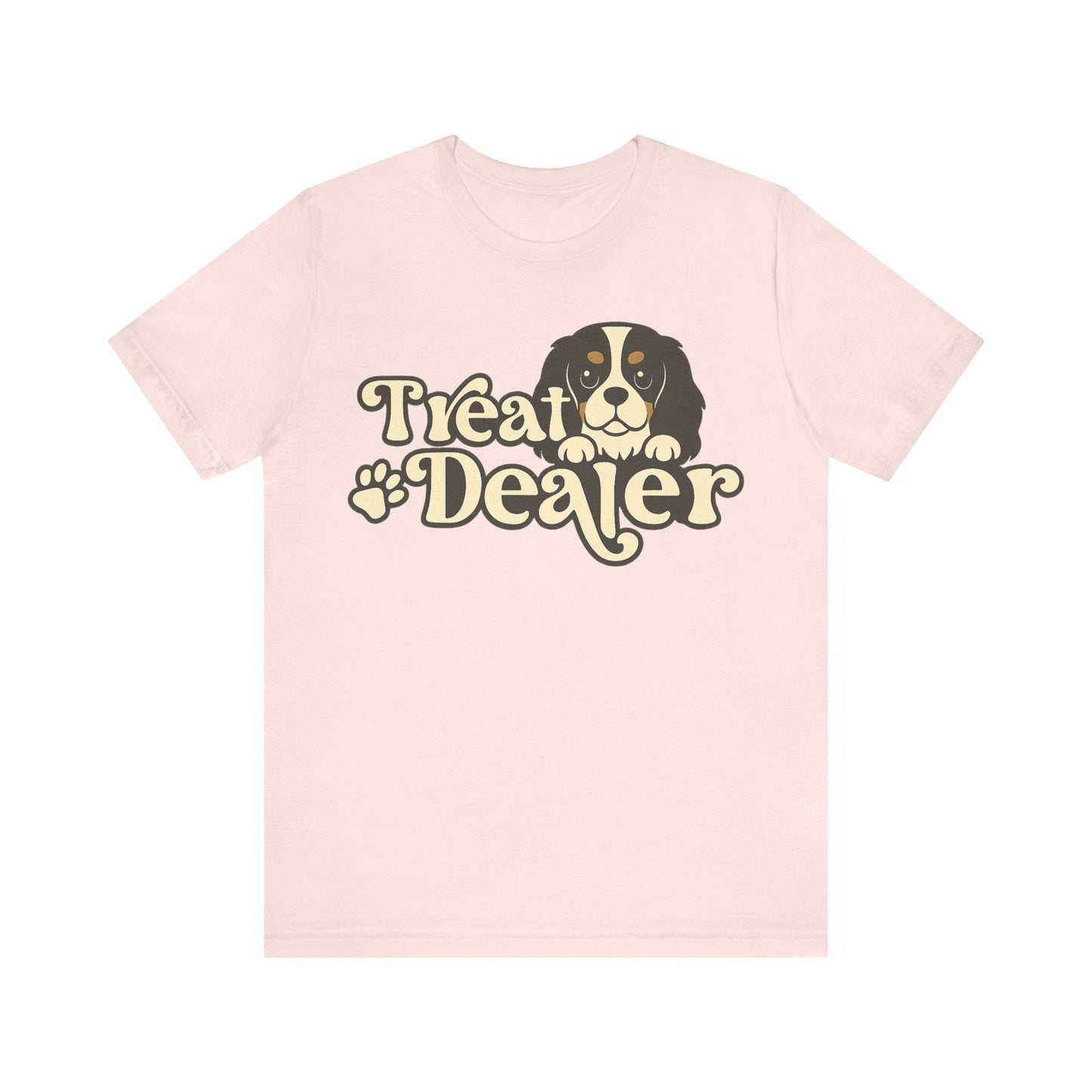 Printify T-Shirt Tricolor Cavalier King Charles Treat Dealer TShirt