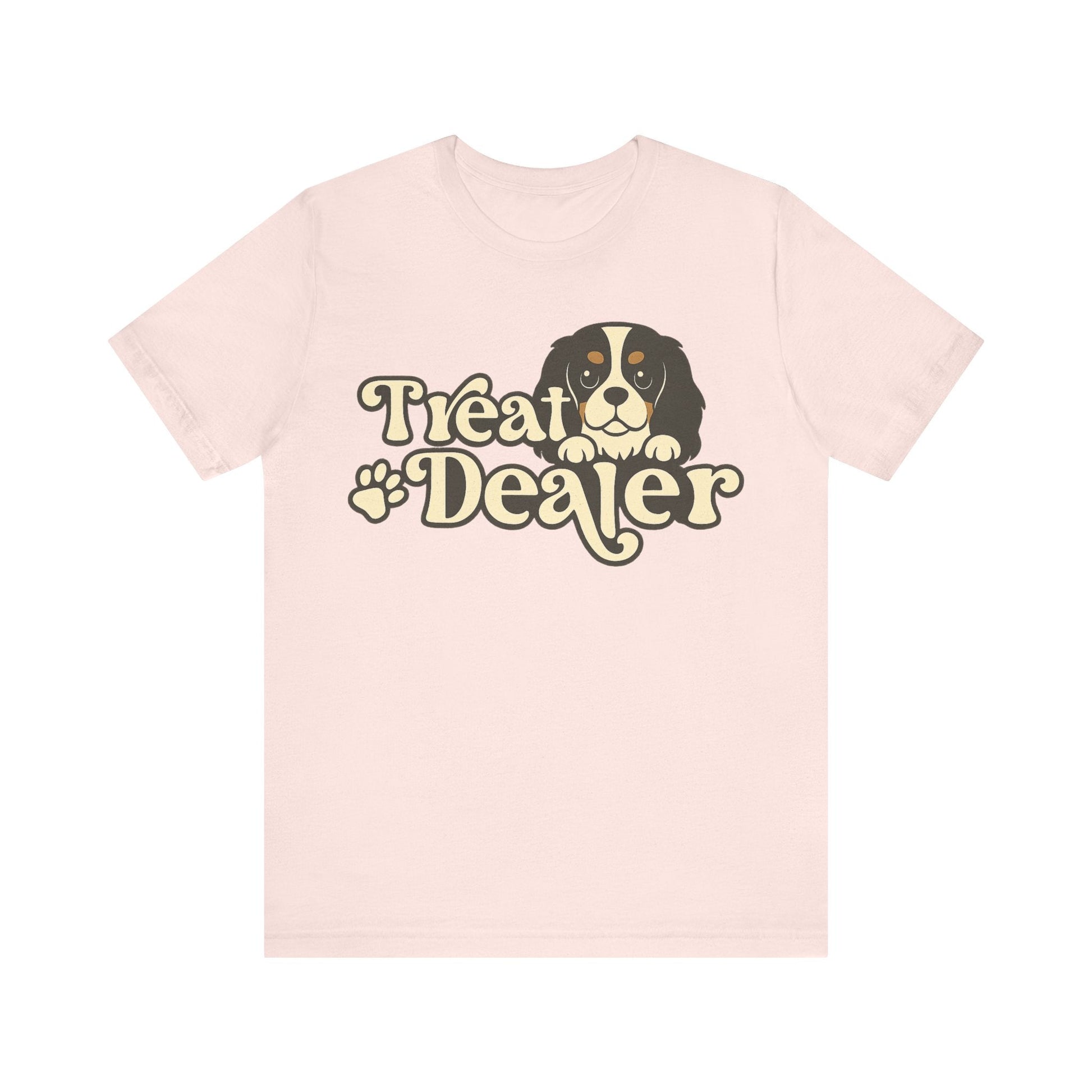 Printify T-Shirt Tricolor Cavalier King Charles Treat Dealer TShirt