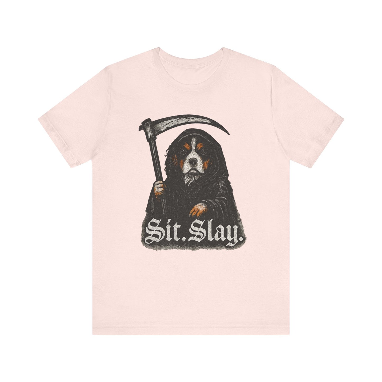 Printify T-Shirt Tricolor Cavalier King Charles Treat Dealer TShirt