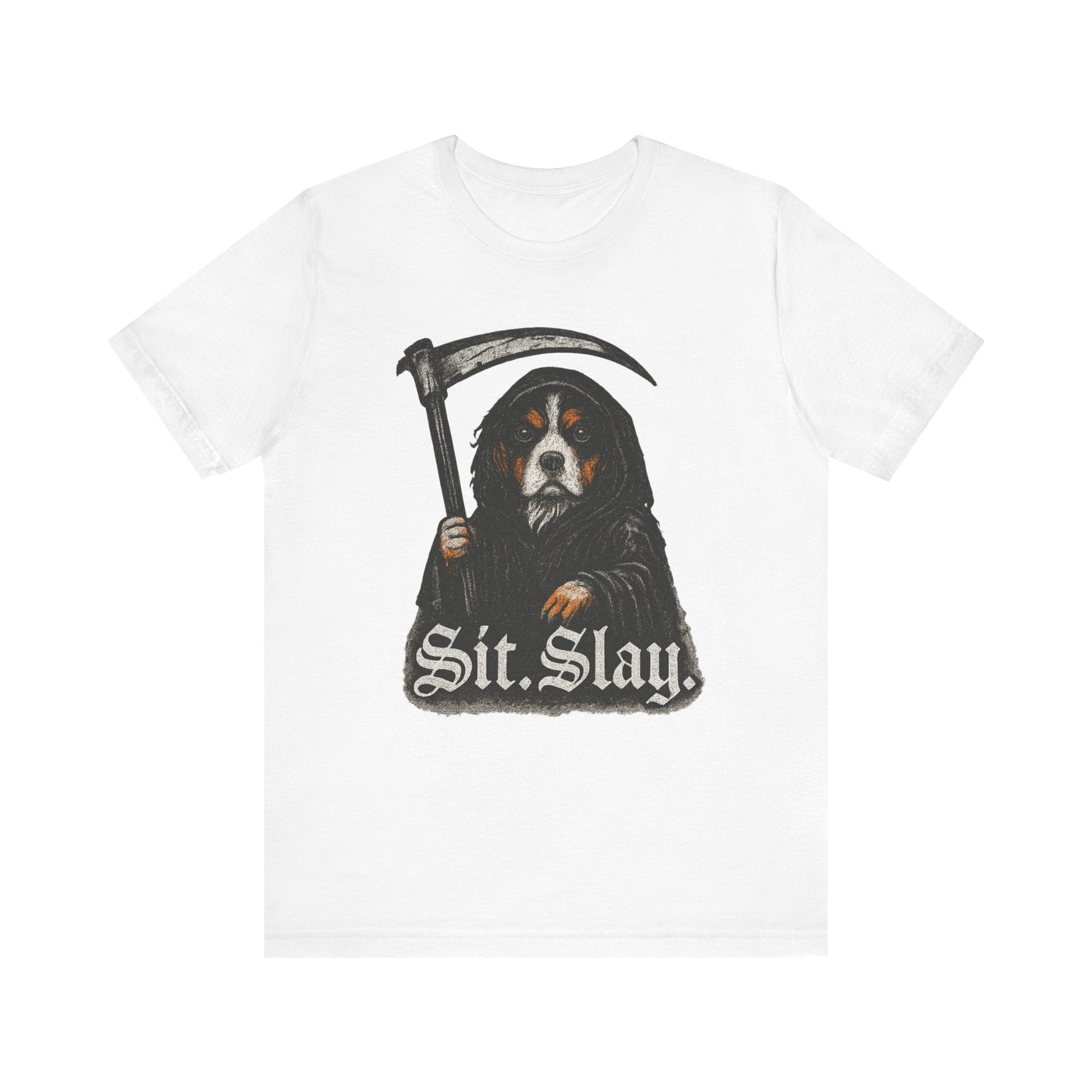 Printify T-Shirt Tricolor Cavalier King Charles Treat Dealer TShirt
