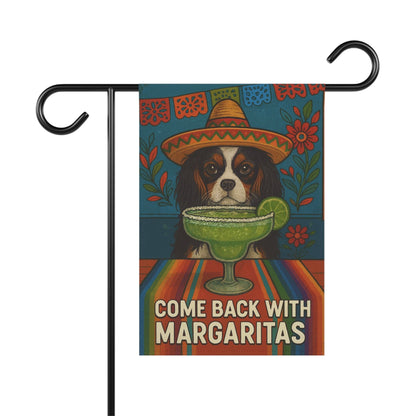 Tricolor Cavalier Margaritas Garden Flag