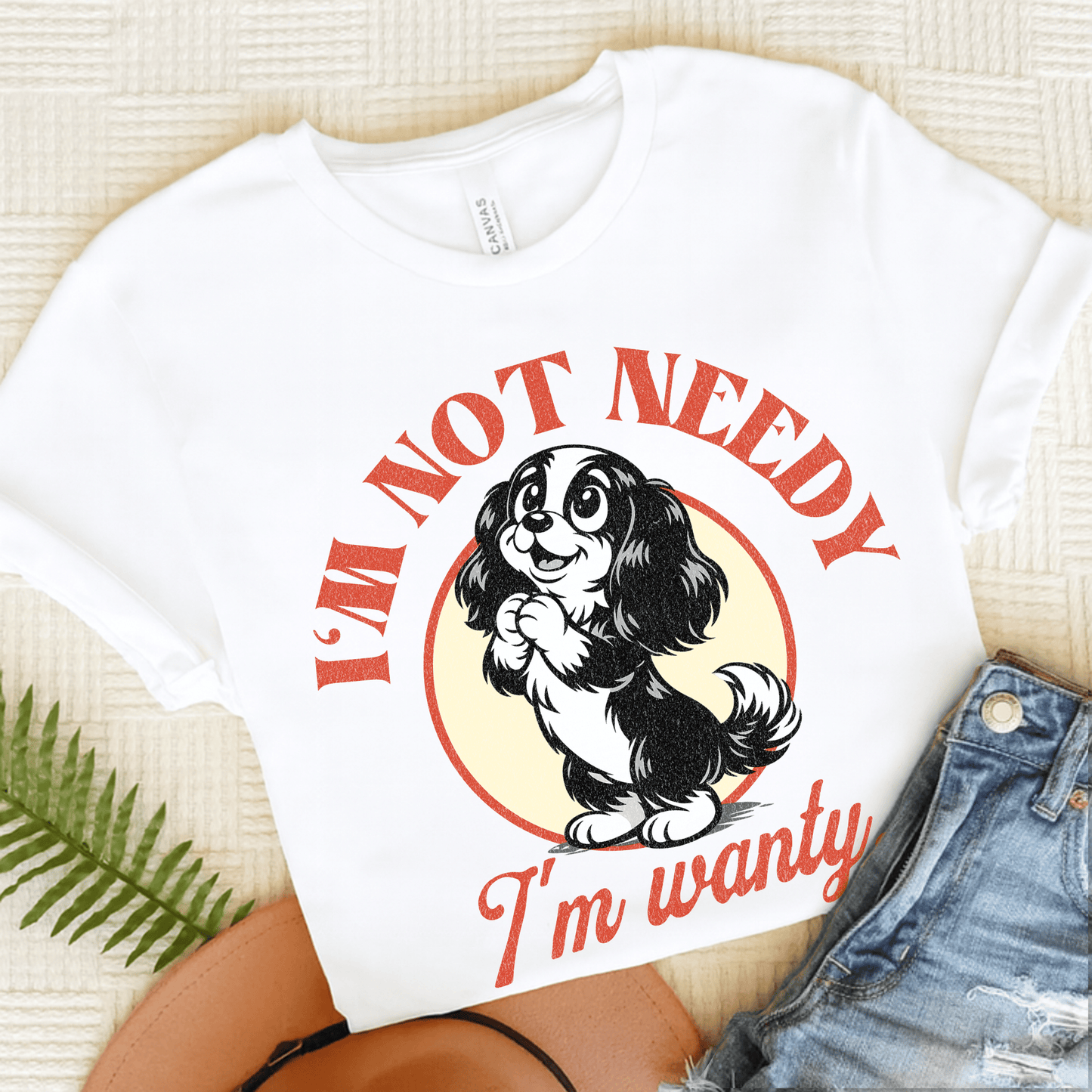 Cavalier Not Wanty Unisex TShirt White