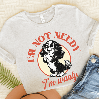 Cavalier Not Wanty Unisex TShirt Ash