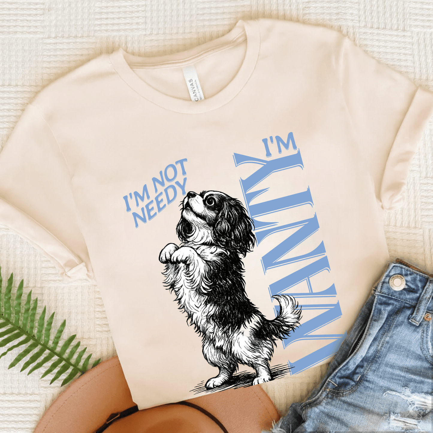 Cavalier Needy Country Unisex TShirt Natural