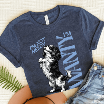 Cavalier Needy Country Unisex TShirt Heather Navy