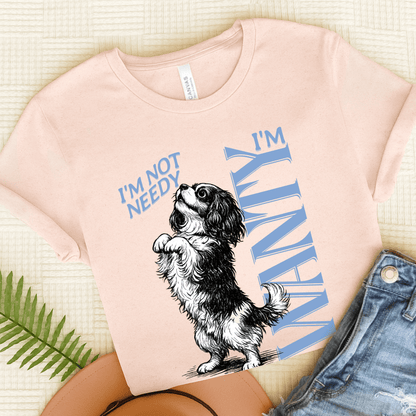 Cavalier Needy Country Unisex TShirt Soft Pink