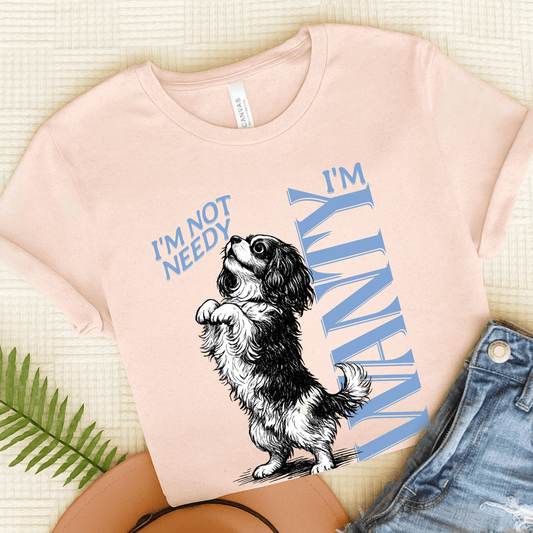Cavalier Needy Country Unisex TShirt Soft Pink