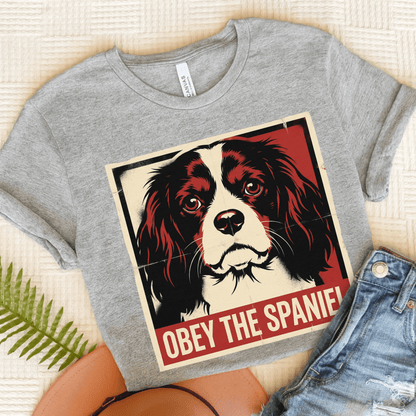 Personalized Cavalier Obey Unisex TShirt Athletic Heather