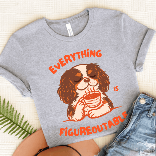 Personalized Cavalier Optimistic Unisex TShirt Athletic Heather
