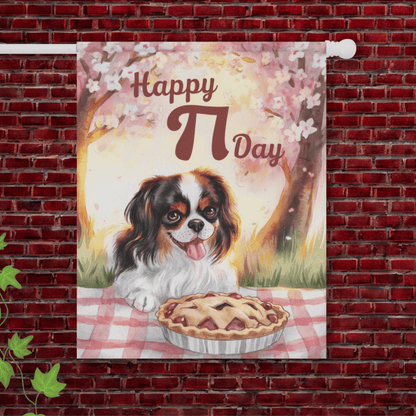 Tricolor Cavalier Pi Day Garden Flag 24.5'' × 32''