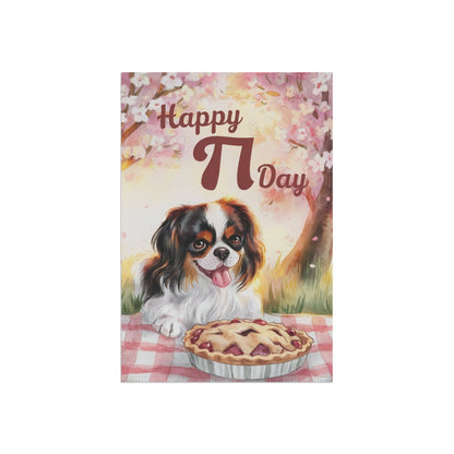 Tricolor Cavalier Pi Day Garden Flag