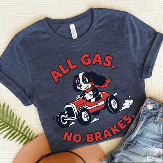 Personalized Cavalier Race Car Unisex TShirt Heather Navy