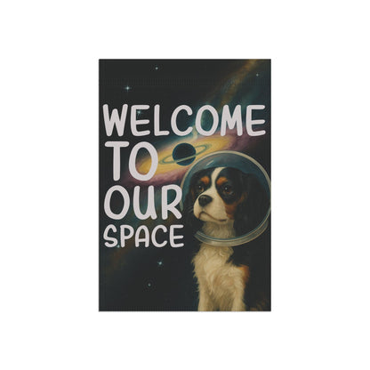 Tricolor Cavalier Space Garden Flag