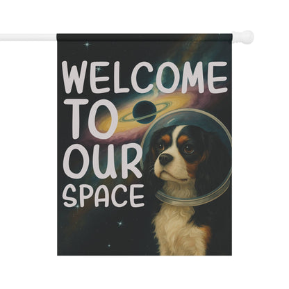 Tricolor Cavalier Space Garden Flag