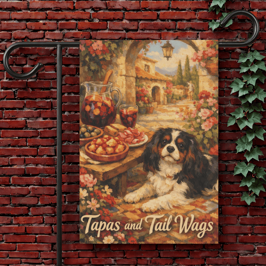 Personalized Cavalier Spain Garden Yard Flag 12'' × 18''
