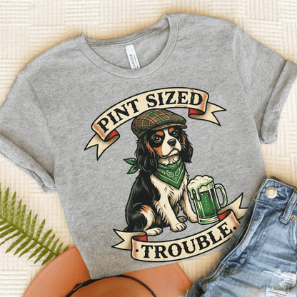 Personalized Cavalier St Patricks Beer Unisex TShirt Athletic Heather