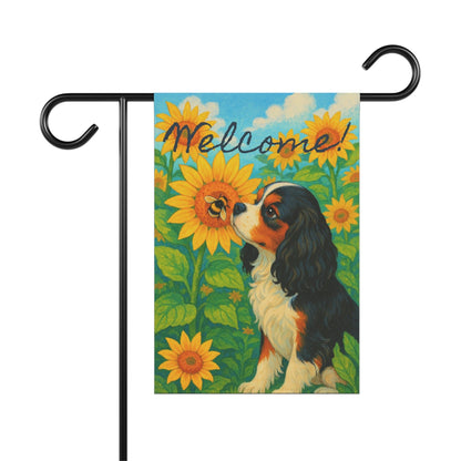 Tricolor Cavalier Sunflower Garden Flag