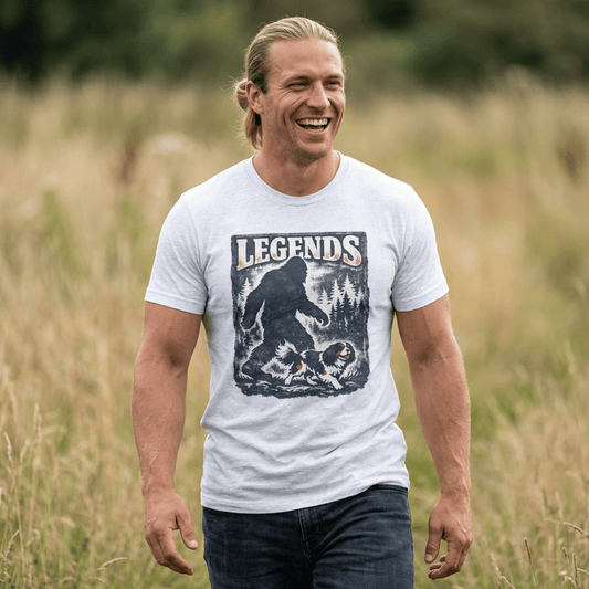 Personalized Cavalier Bigfoot Unisex Tshirt