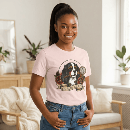 Personalized Cavalier Tennis Grand Slam Unisex TShirt
