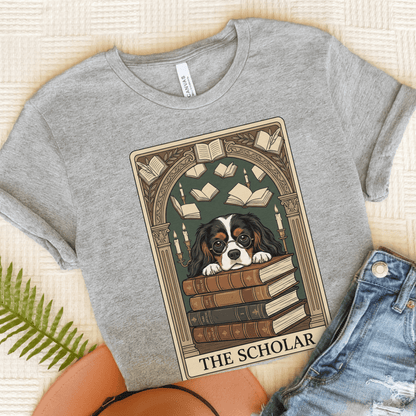 Personalized Cavalier Scholar Tarot Unisex TShirt Athletic Heather