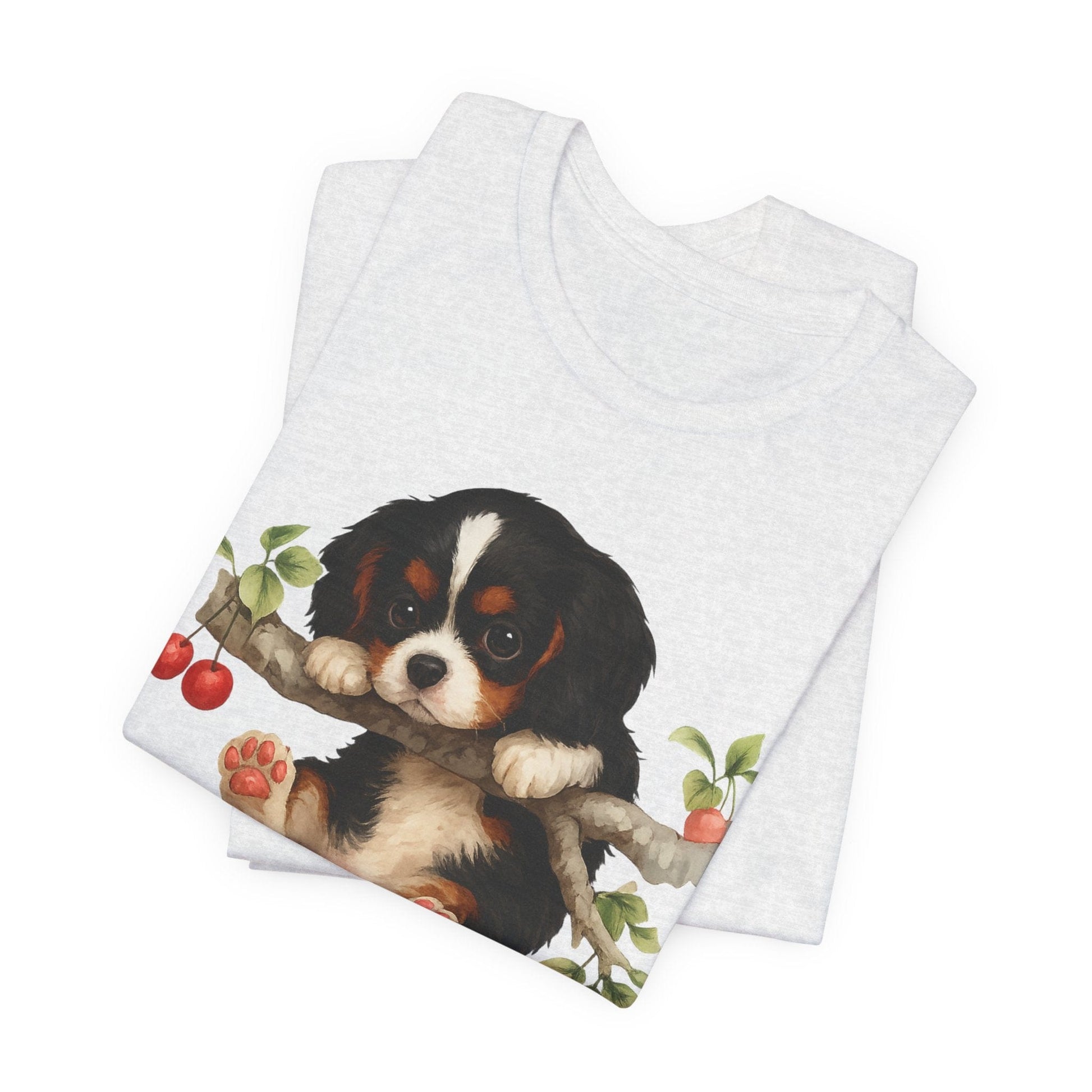 Printify T-Shirt Tricolor King Charles Hang In There Tshirt