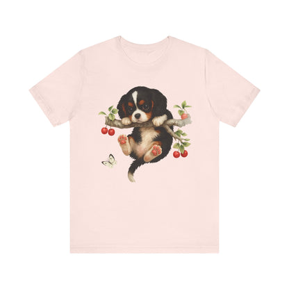 Printify T-Shirt Tricolor King Charles Hang In There Tshirt