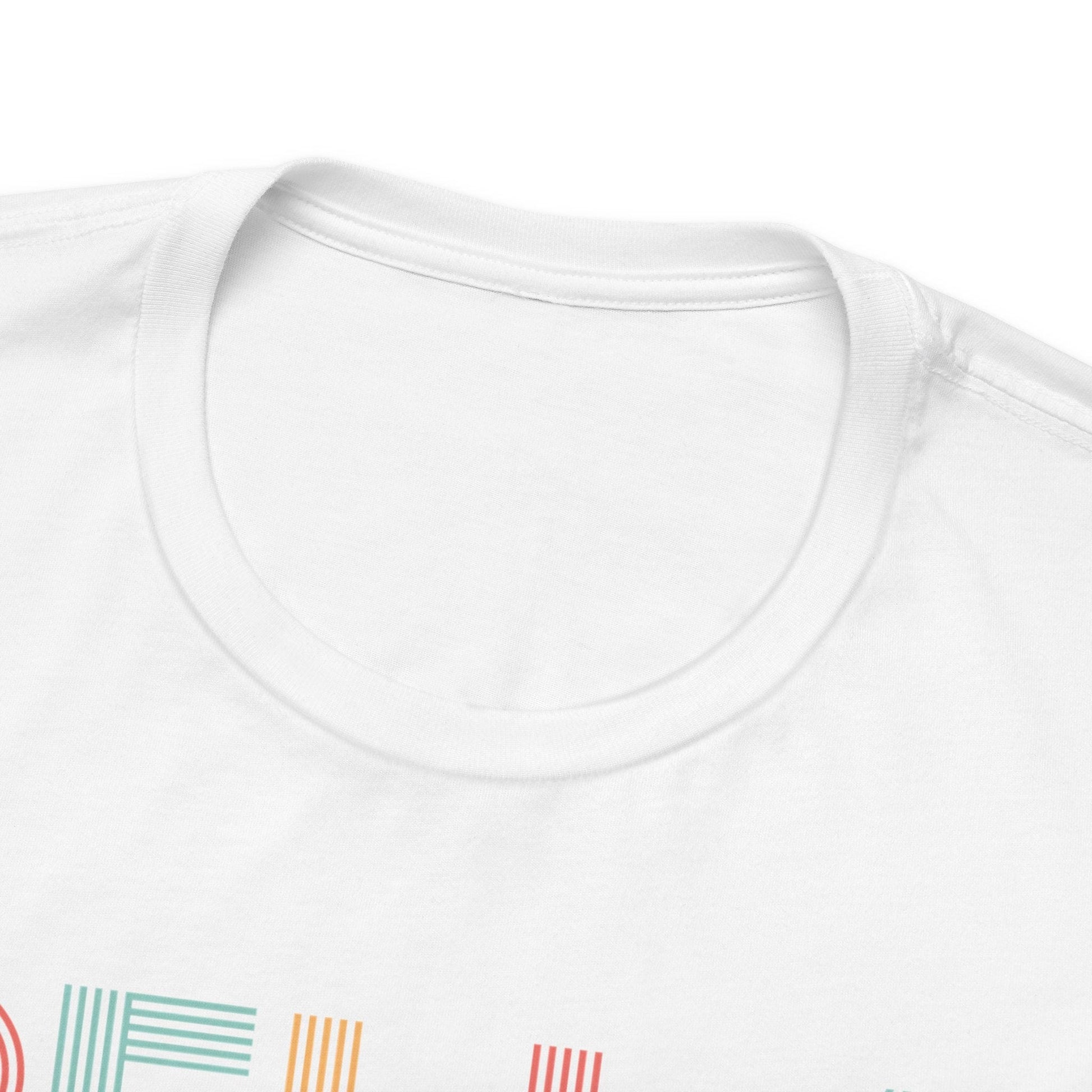 Printify T-Shirt White French Bulldog Checkered Tee