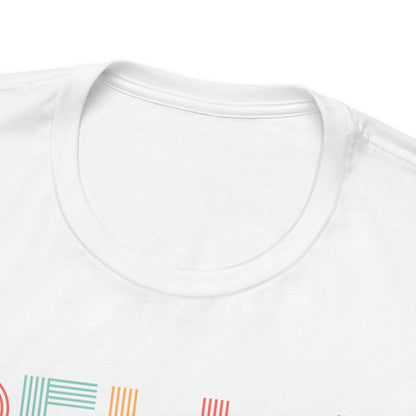 Printify T-Shirt White French Bulldog Checkered Tee