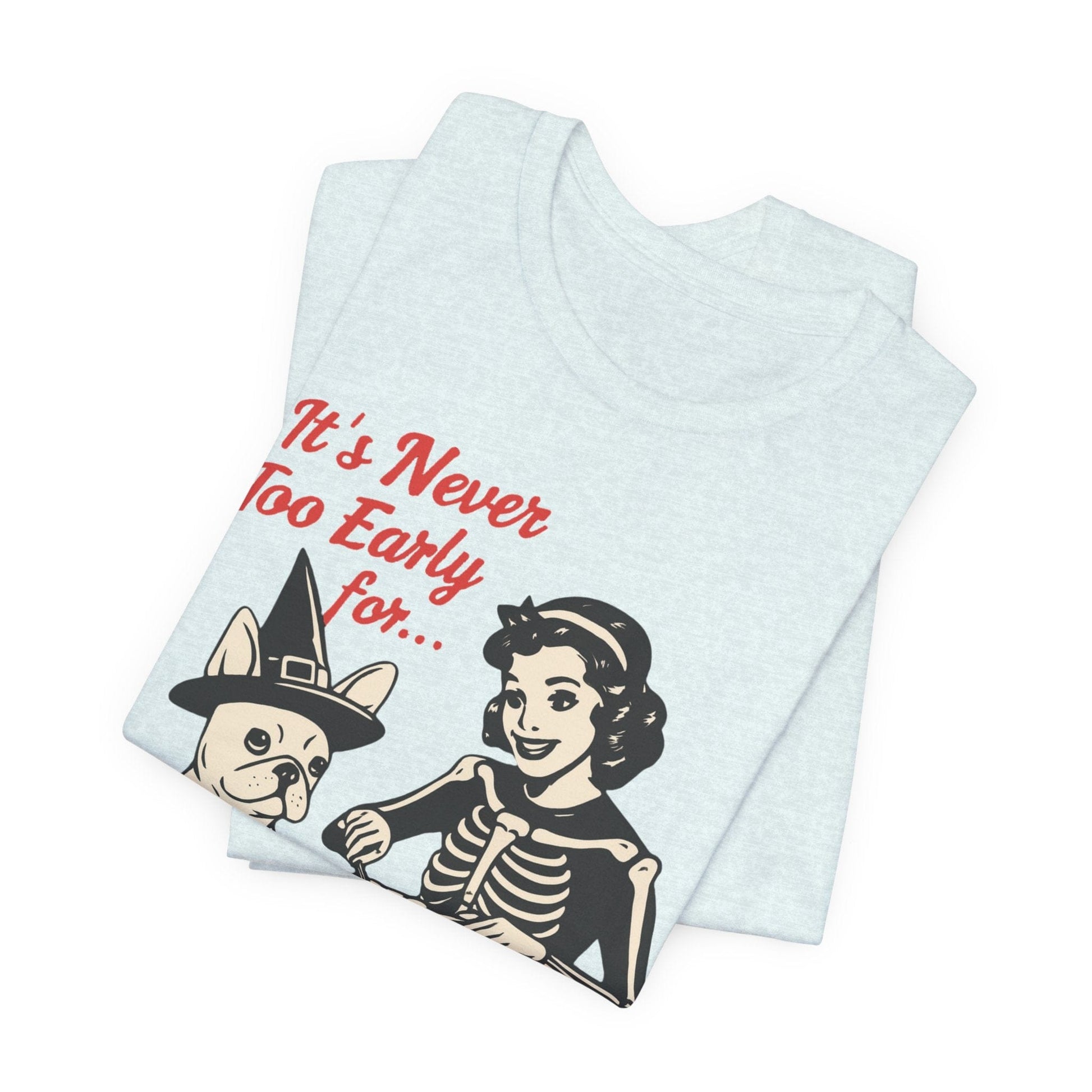 White French Bulldog Early Halloween TShirt