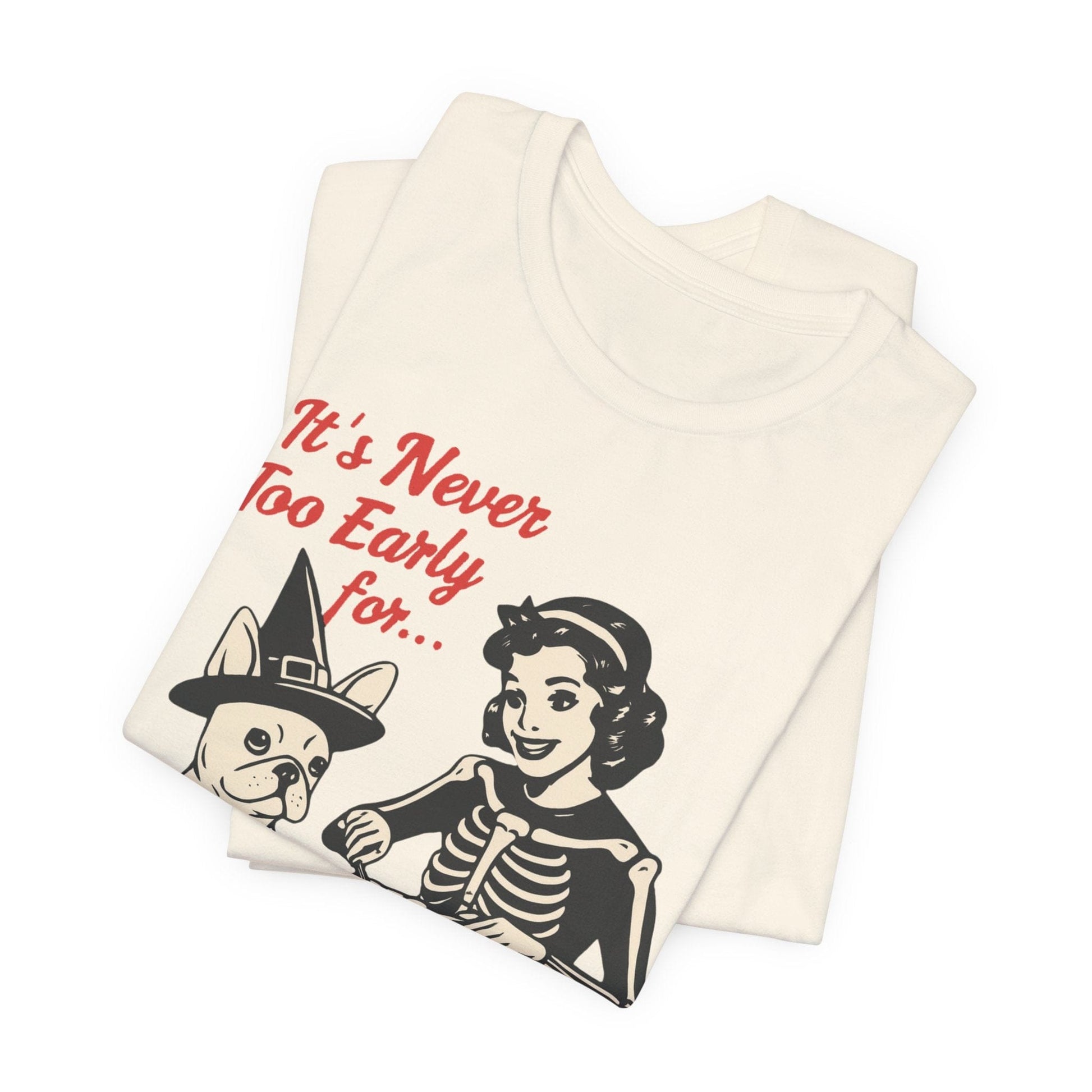 White French Bulldog Early Halloween TShirt