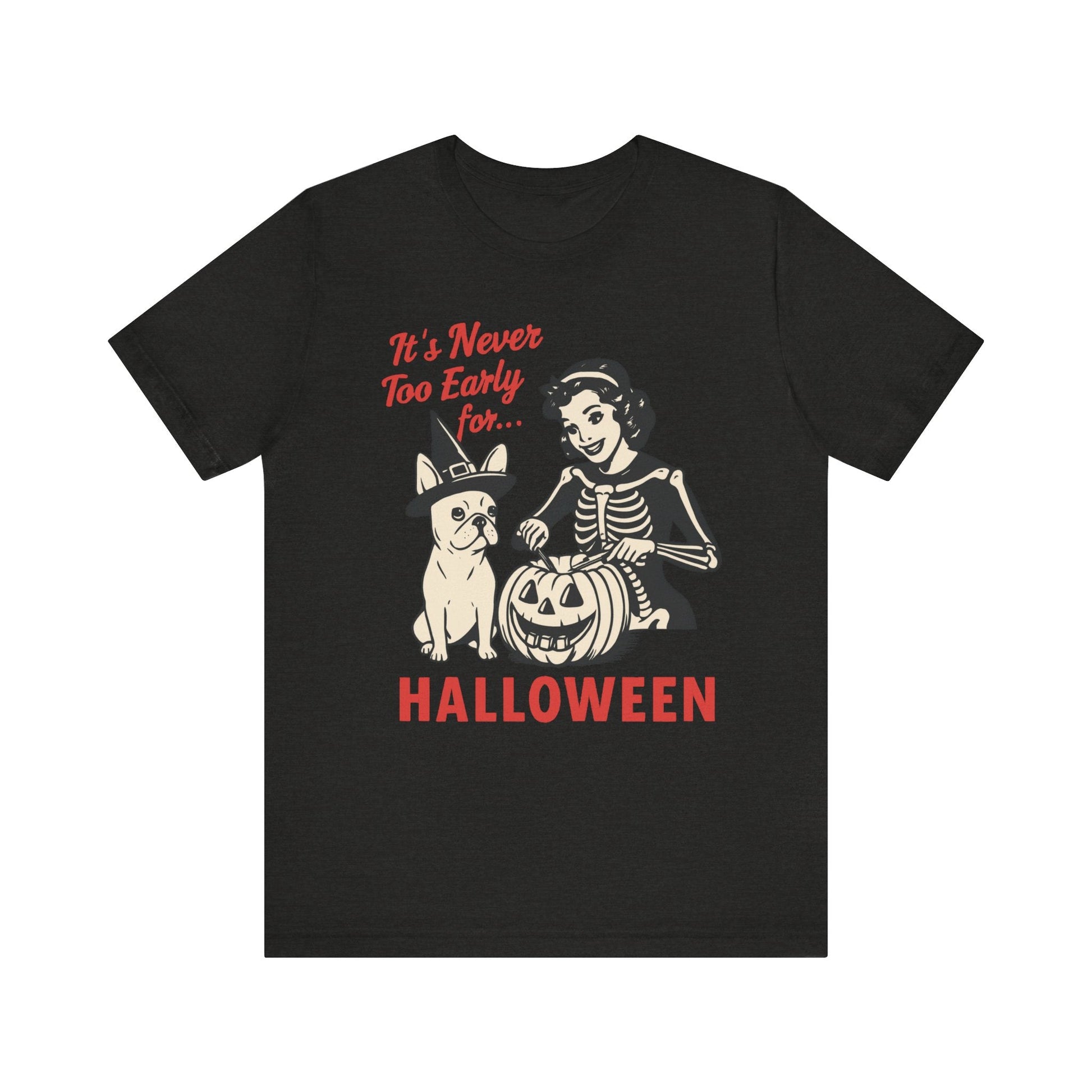 White French Bulldog Early Halloween TShirt