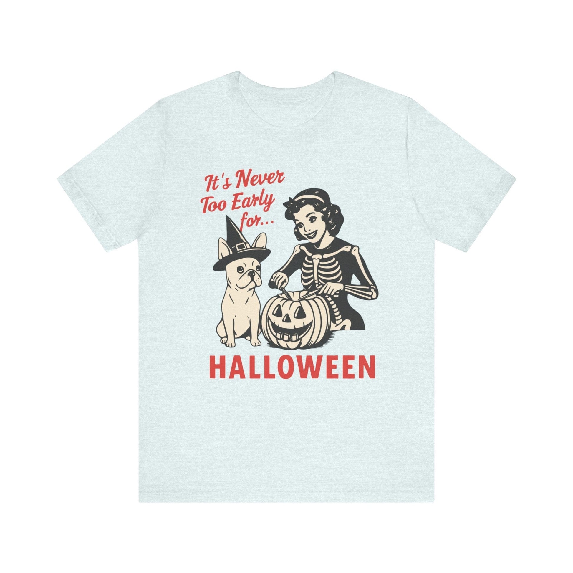 White French Bulldog Early Halloween TShirt