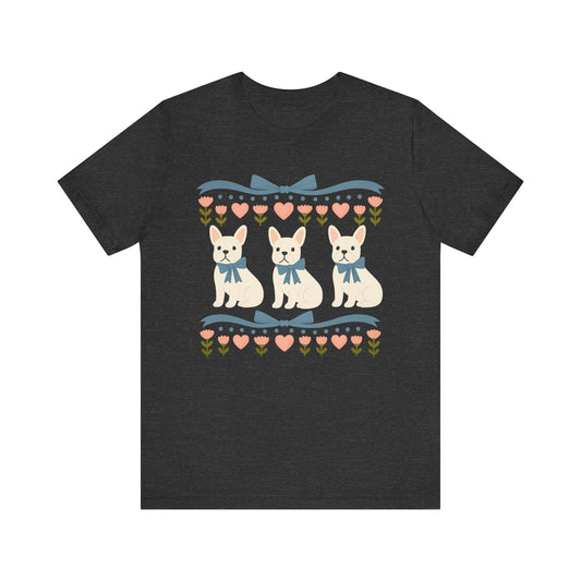 White French Bulldog Grandma TShirt