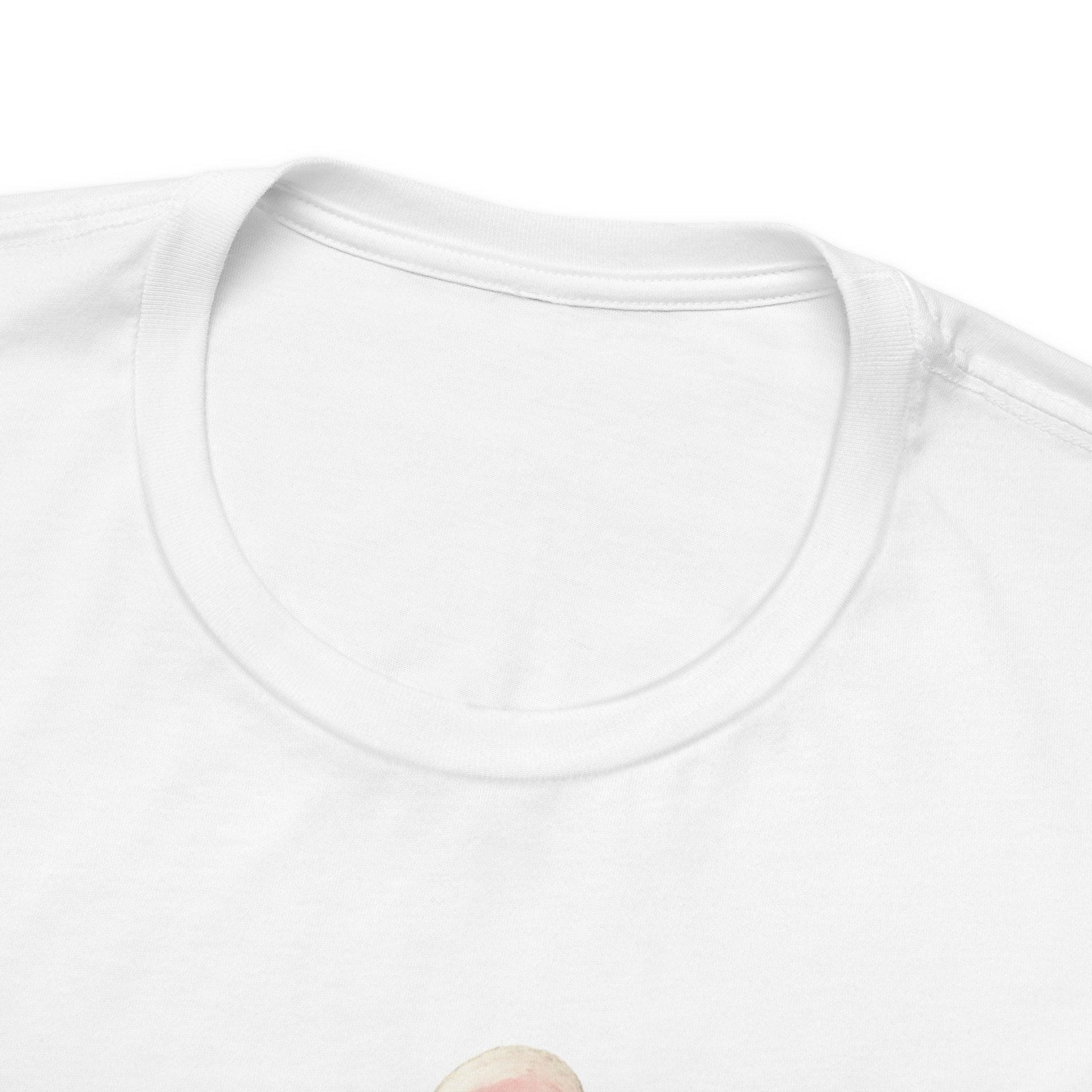 Printify T-Shirt White French Bulldog Hang In There Tshirt