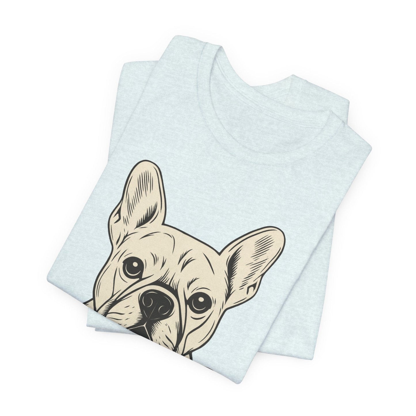 Printify T-Shirt White French Bulldog My Therapist TShirt