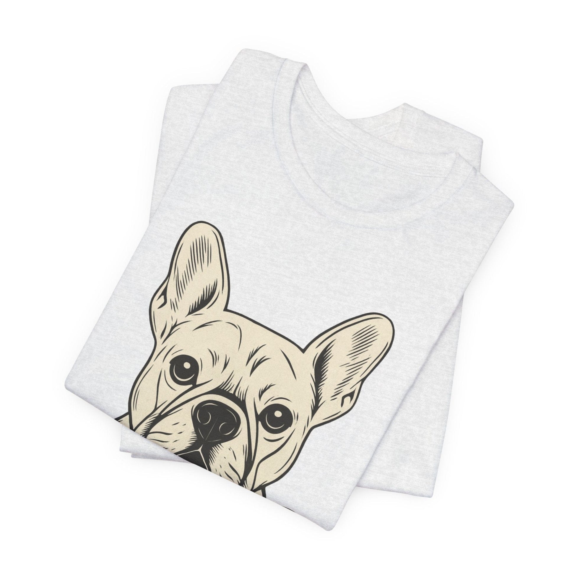 Printify T-Shirt White French Bulldog My Therapist TShirt