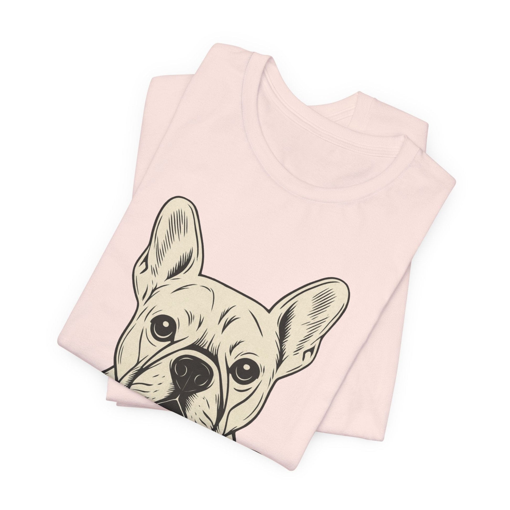 Printify T-Shirt White French Bulldog My Therapist TShirt