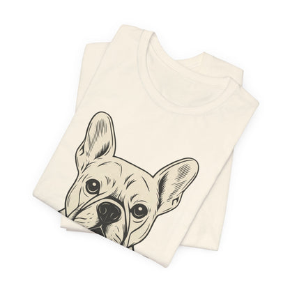 Printify T-Shirt White French Bulldog My Therapist TShirt