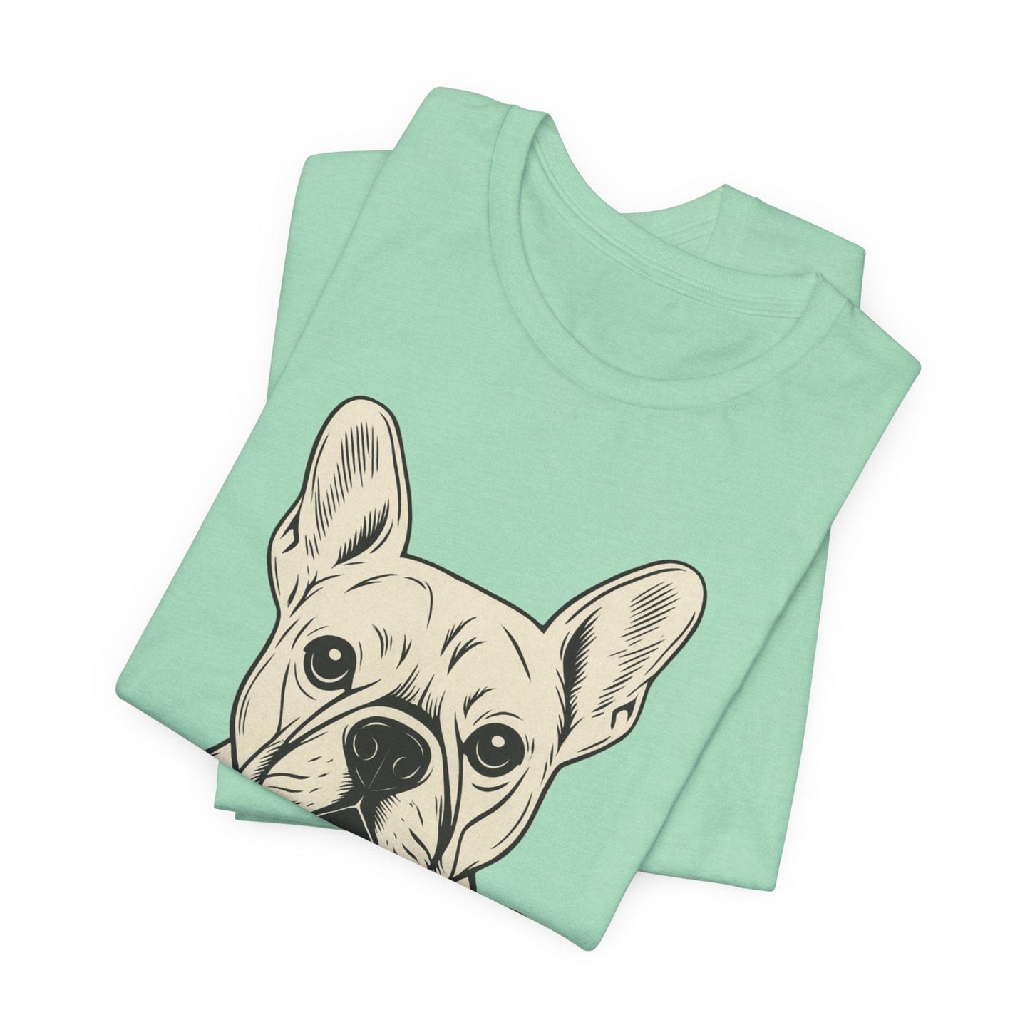 Printify T-Shirt White French Bulldog My Therapist TShirt